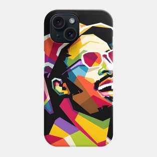 Stevie wonder wpap pop art Phone Case