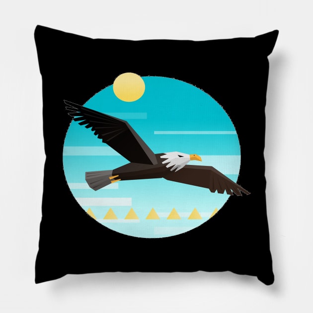 Falcon Pillow by Brainable ART