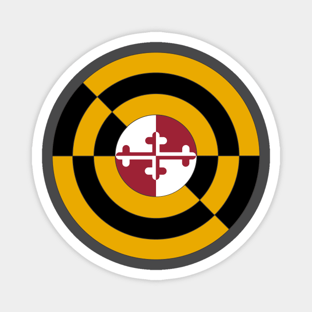 Captain Maryland Shield Magnet by IORS