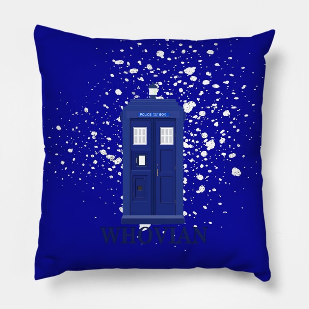 Whovian Pillow by pickledpossums