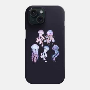 Translucent Jellyfishes Phone Case