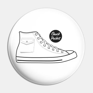 Shoe chuck pocket white Pin