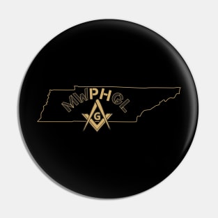 MWPHGLTN - Black & Gold Pin