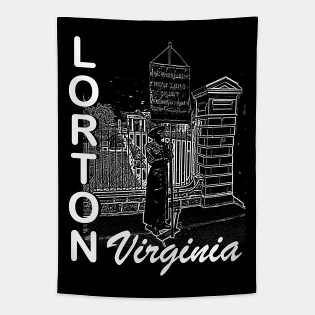 Lorton Suffragist Memorial - White Tapestry by Swift Art