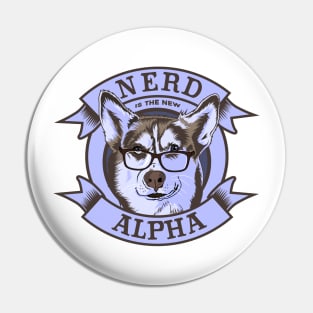 NERD WOLF Pin