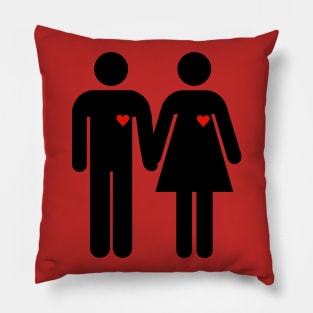 Couple black Pillow