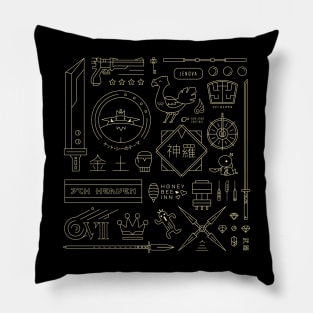 Final Fantasy VII Tribute (Gold) Pillow