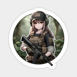 Tactical Girl Magnet