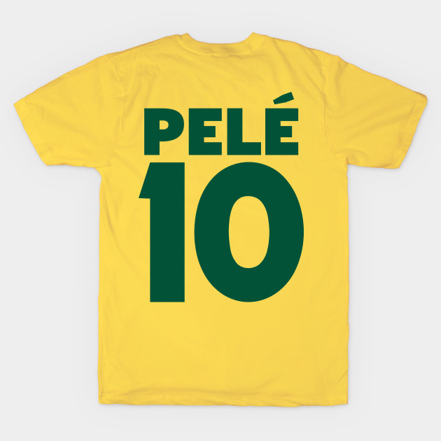 Pele Brasil 1970 CBD Soccer/Football Jersey (Front/Back Print