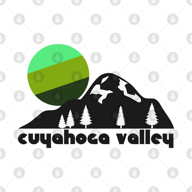 Retro Cuyahoga Valley ))(( Tourist Souvenir National Park Design by darklordpug