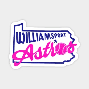 Defunct Williamsport Astros Baseball Team Magnet