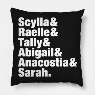 Motherland: Fort Salem - Character Names Pillow