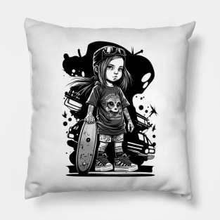 Skater Girl Pillow