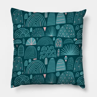 Abstract clouds Pillow