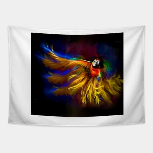 The Mad Macaw Tapestry