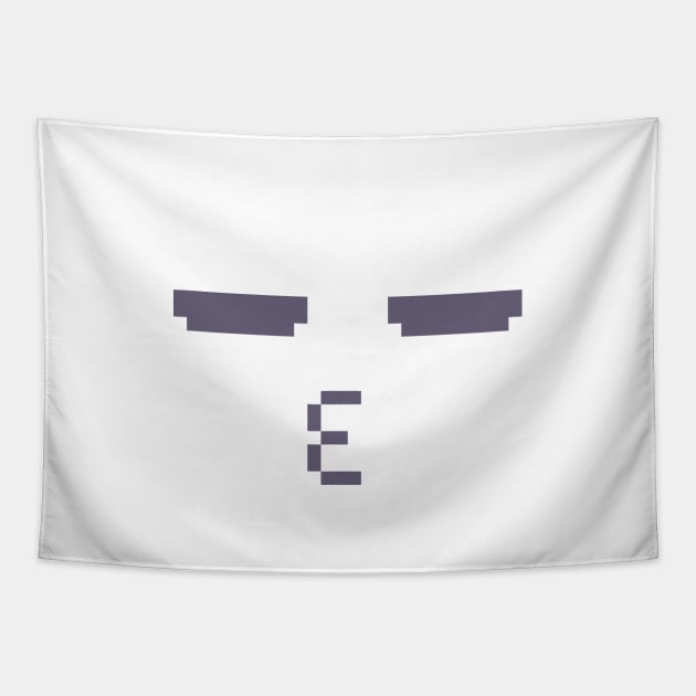 Smug Face Tapestry by Pixel Dreams