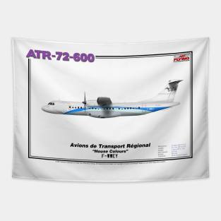 Avions de Transport Régional 72-600 - ATR "House Colours" (Art Print) Tapestry