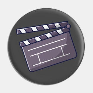 Clapperboard Pin