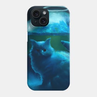 Confused Cat isn't Sure Where to Sleep Phone Case