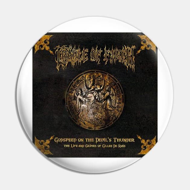 Cradle Of Filth Godspeed On The Devils Thunder The Life And Crimes Of Gilles Pin by Visionary Canvas