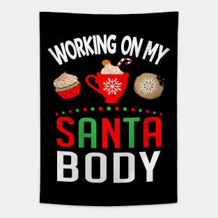 Working On My Santa Body Tapestry