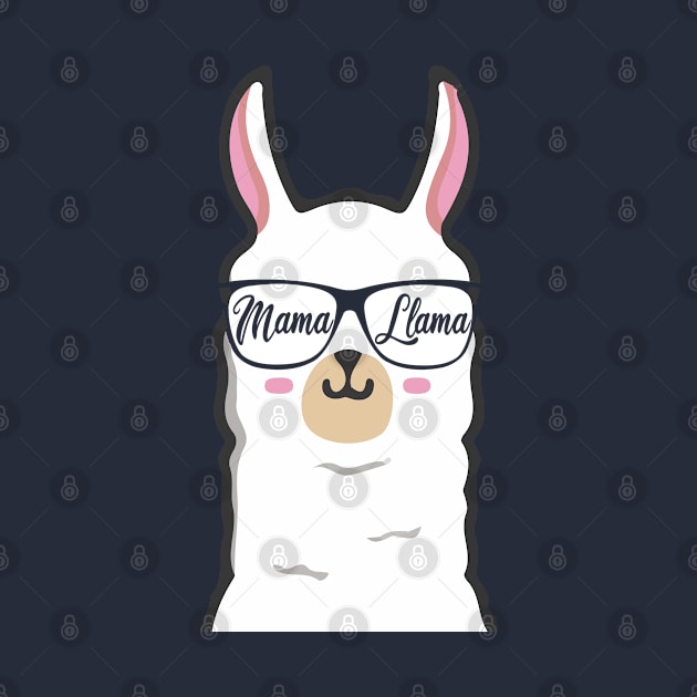 Mama Llama - Cute - New Mom  -  Funny For Moms - No Drama Llama - funny llama by Mosklis