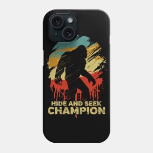 Bigfoot Hide And Seek Champion Phone Case