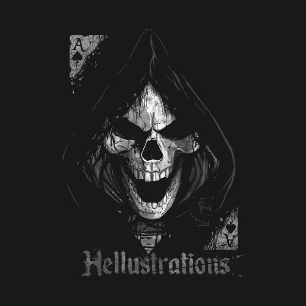 The Ace Of Spades by Hellustrations