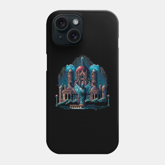 Sacre Coeur Pixel Art Phone Case by Pixel-Eye