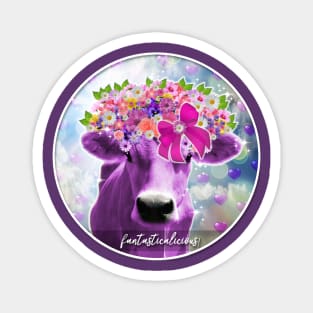 PURPLE COW FANTASTICALICIOUSNESS!😉💜 Magnet