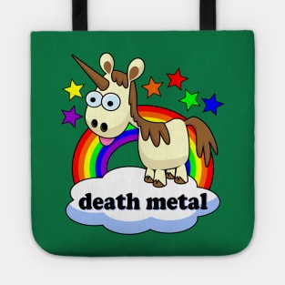 death metal unicorn Tote