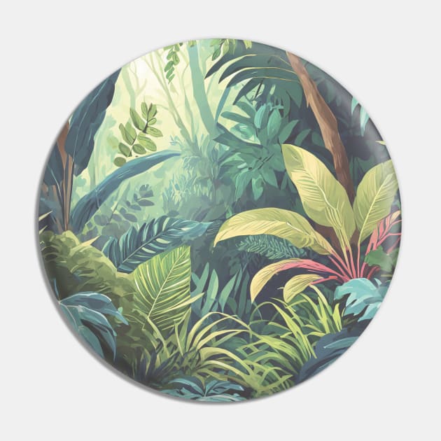 Tropical forest Pin by Nicomaja