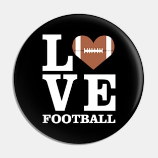 Love American Football Pin