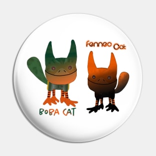 BobaFenneCat Pin