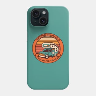 Going Places Leave No Traces Phone Case