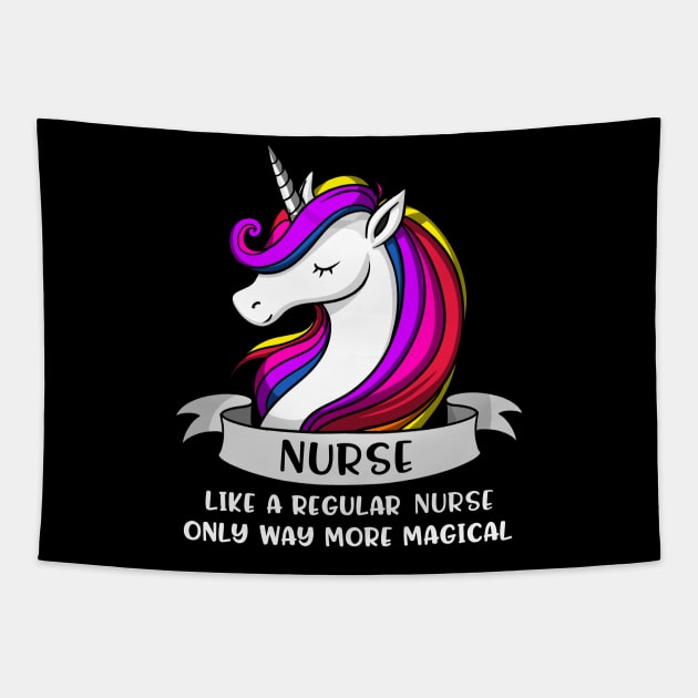 Unicorn Nurse Tapestry by underheaven