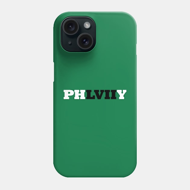 Philadelphia Eagles 2023 Super Bowl Champs LVII Phone Case by lavdog