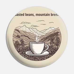 Roasted Beans, Mountain Breeze. Pin