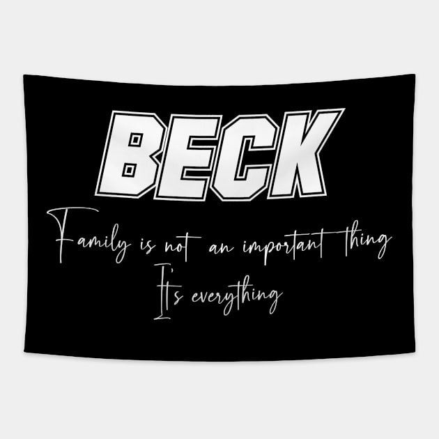 Beck Second Name, Beck Family Name, Beck Middle Name Tapestry by JohnstonParrishE8NYy