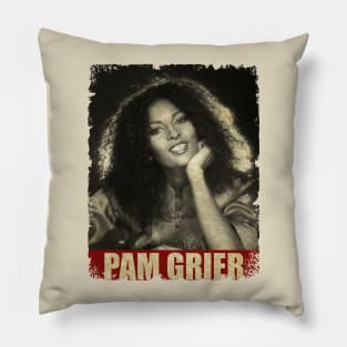 Pam Grier - NEW RETRO STYLE Pillow