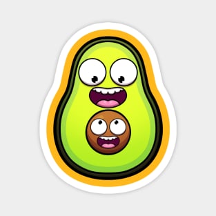 Cute Avocado Magnet