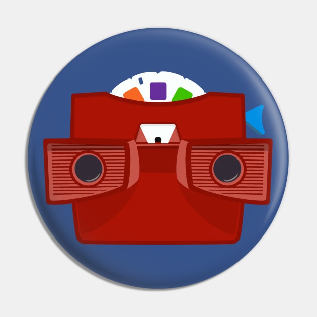 View-Master Retro Toy Pin by RoeArtwork
