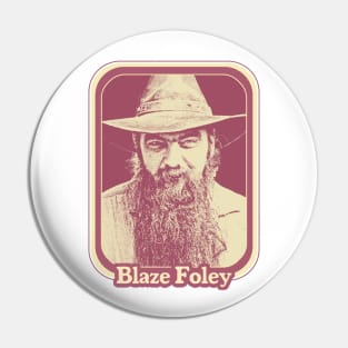 Blaze Foley // Original Retro Outlaw Country Fan Design Pin