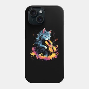 Turkish Angora Playing Violin Phone Case