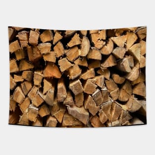 Firewood Forest Nature Tapestry