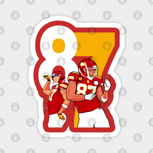 Travis Kelce Magnet by Mic jr