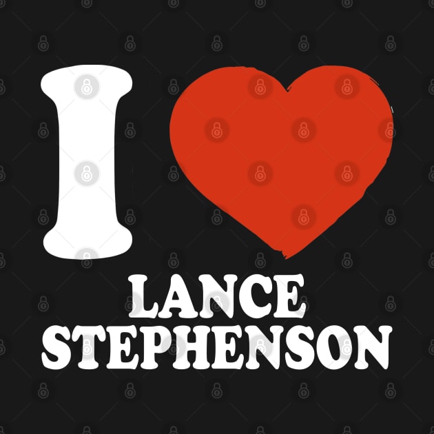 Graphic I Love Lance Personalized Name Sports by Cierra Bauch