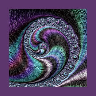 Fractal Art-Abalone T-Shirt