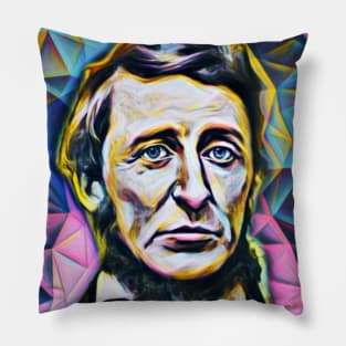 Henry David Thoreau Portrait | Henry David Thoreau Artwork 3 Pillow