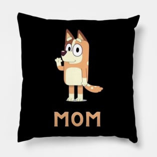 mom bluey Pillow